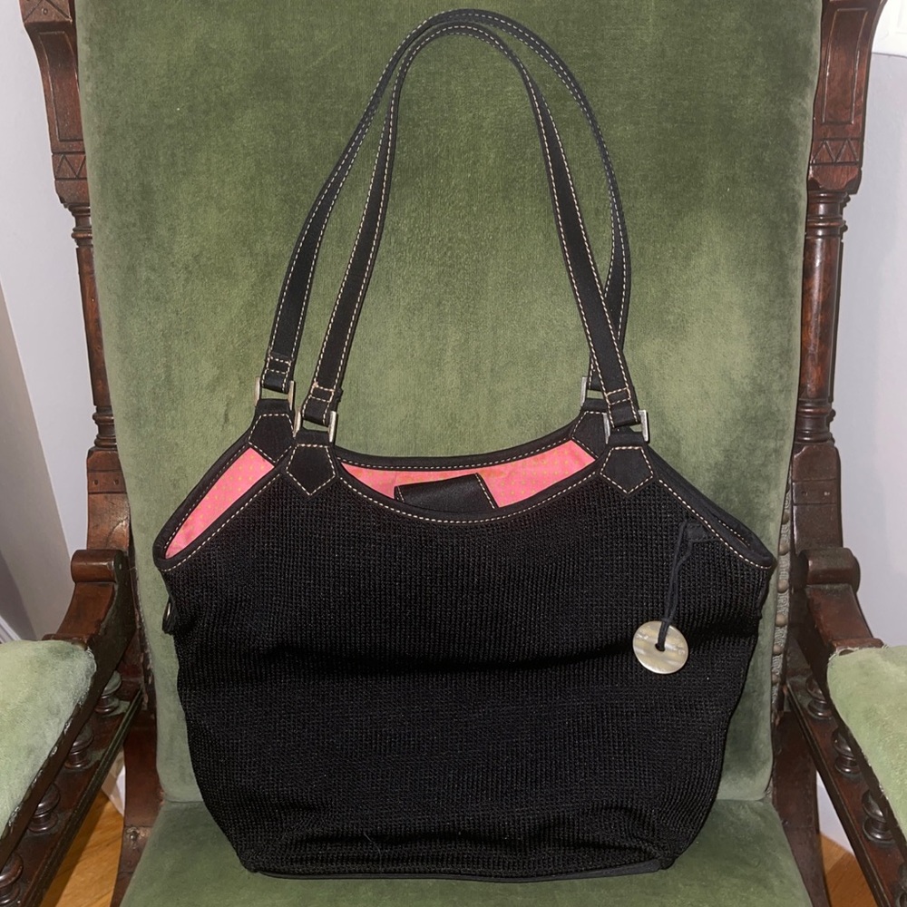 The Sak- Micro-fiber Black shoulder bag Purse - Excellent Condition